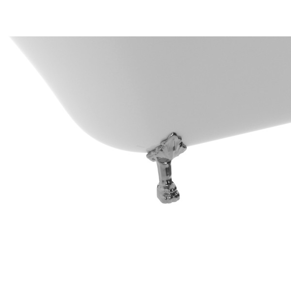 ANZZI FT-AZ419 Legion 5.5 ft. Acrylic Clawfoot Non-Whirlpool Bathtub White