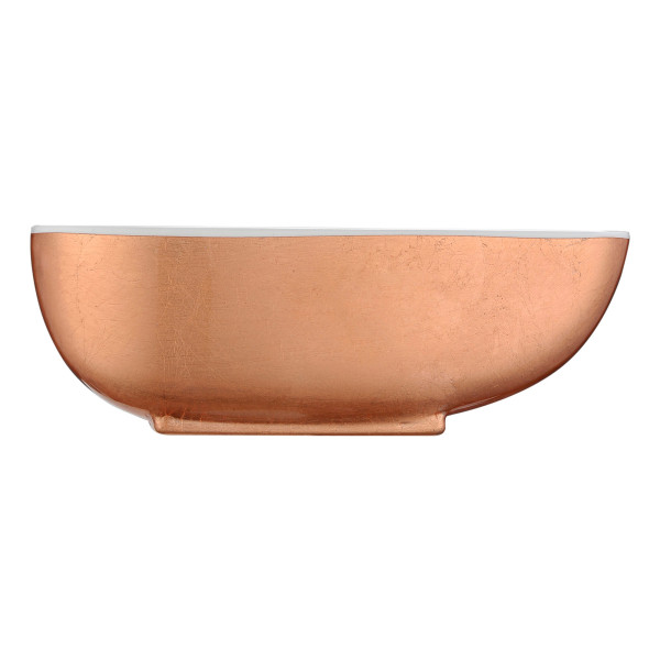 ANZZI FT-AZ435 Bishop Series 5.53 ft. Freestanding Bathtub in Rose Gold