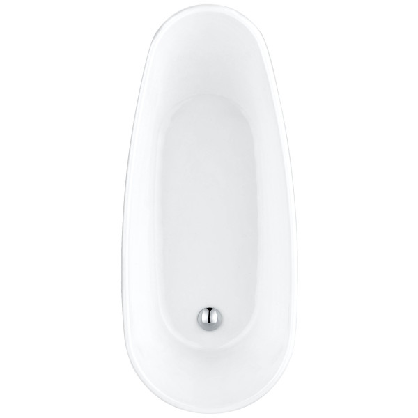 ANZZI FT-AZ435 Bishop Series 5.53 ft. Freestanding Bathtub in Rose Gold