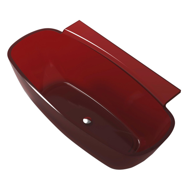 ANZZI FT-AZ523 Vida 5.2 ft. Man-Made Stone Freestanding Tub w/ Center Drain