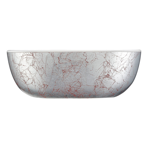 ANZZI FT-AZ524 Knight Series 6 ft. Freestanding Bathtub in Crimson Snow