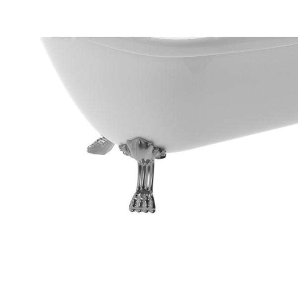 ANZZI FT-AZ902b Pegasus Series 5.5 ft. Clawfoot Non-Whirlpool Bathtub White