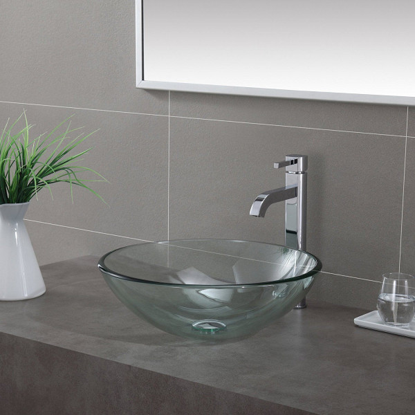 Kraus FVS-1007 Ramus Solid Brass Single Lever Handle Vessel Faucet