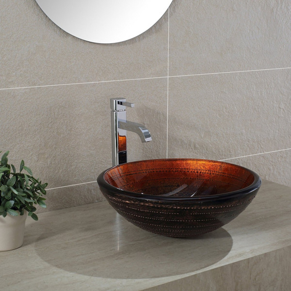Kraus FVS-1007 Ramus Solid Brass Single Lever Handle Vessel Faucet