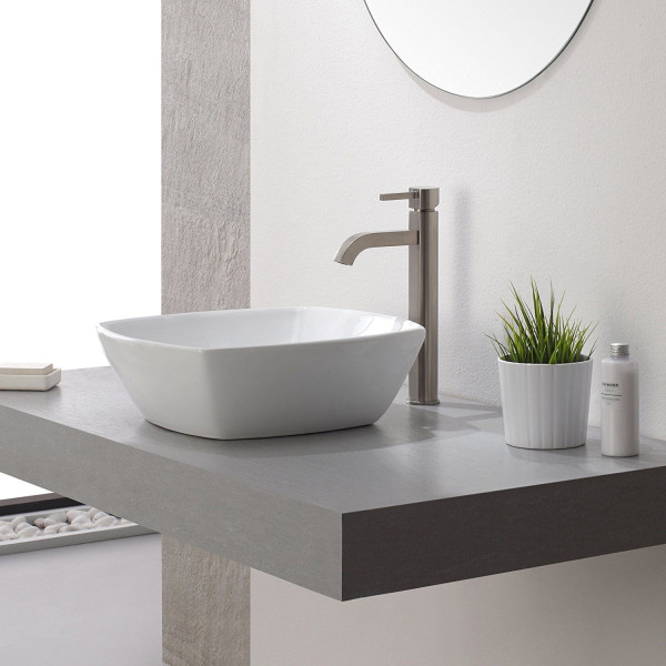 Kraus FVS-1007 Ramus Solid Brass Single Lever Handle Vessel Faucet