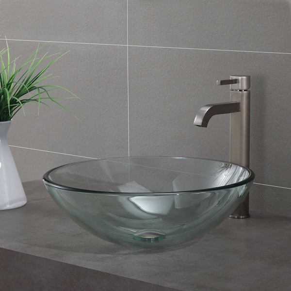 Kraus FVS-1007 Ramus Solid Brass Single Lever Handle Vessel Faucet