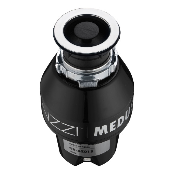 ANZZI GD-AZ013 MEDUSA Series 1/3 HP Kitchen Garbage Disposal In Black
