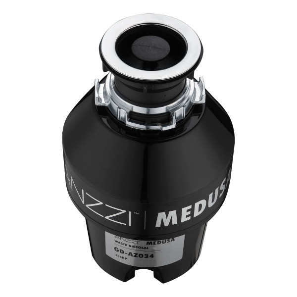 ANZZI GD-AZ034 MEDUSA Series 3/4 HP Continuous Garbage Disposal In Black