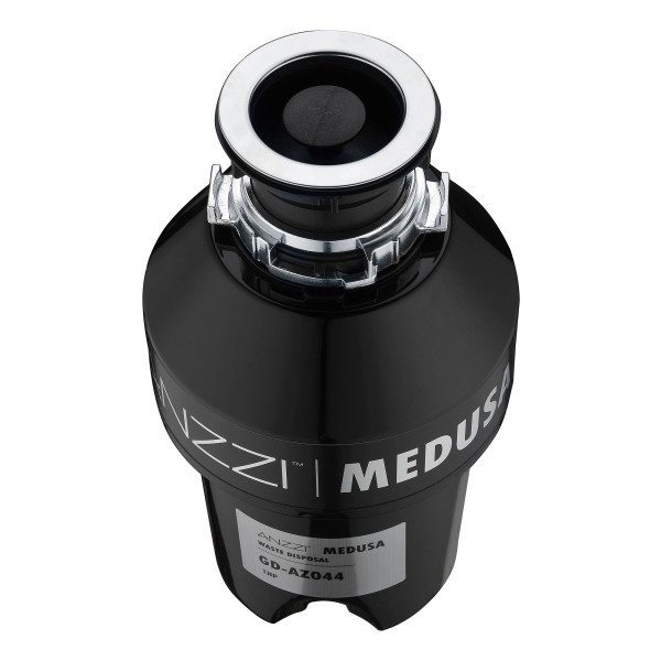 ANZZI GD-AZ044 MEDUSA 1 HP Continuous Kitchen Garbage Disposal In Black