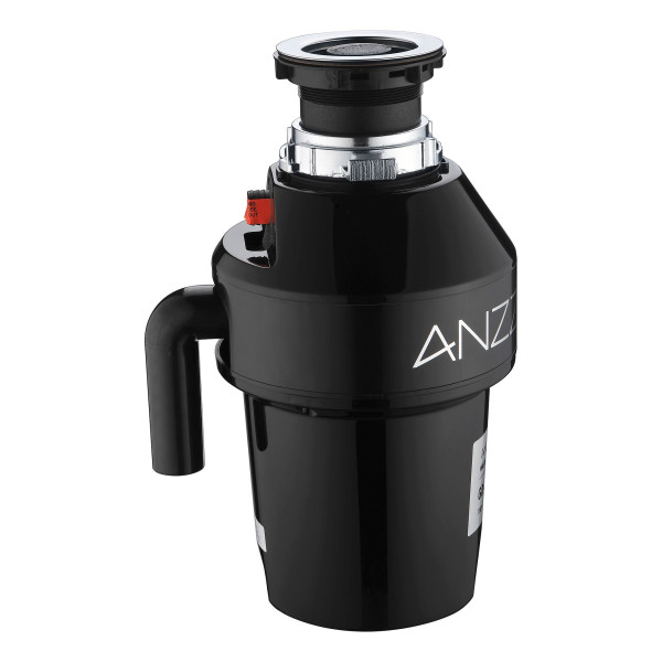 ANZZI GD-AZ044 MEDUSA 1 HP Continuous Kitchen Garbage Disposal In Black