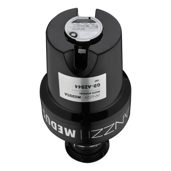 ANZZI GD-AZ044 MEDUSA 1 HP Continuous Kitchen Garbage Disposal In Black