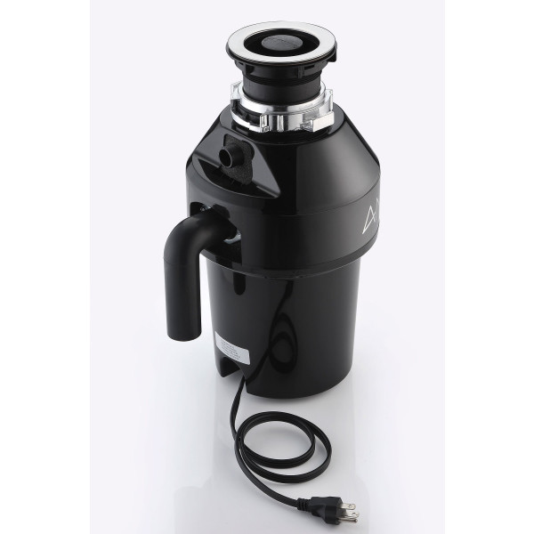 ANZZI GD-AZ044 MEDUSA 1 HP Continuous Kitchen Garbage Disposal In Black