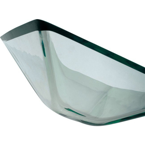Kraus GVS-901-19mm Aquamarine Clear Glass Vessel Sink with PU-MR Chrome