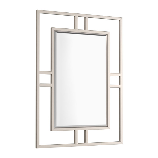 James Martin HD105-M30-BN Wall Mount Bathroom Vanity Mirror in Brushed Nickel