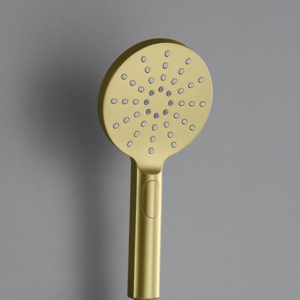 KIBI HS1001BG Circular 3 Settings ABS Handheld Shower Head