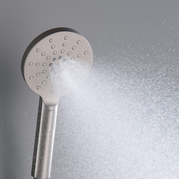 KIBI HS1001BN Circular 3 Settings ABS Handheld Shower Head