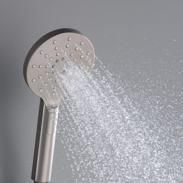 KIBI HS1001BN Circular 3 Settings ABS Handheld Shower Head