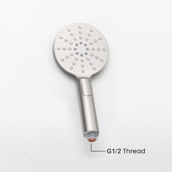 KIBI HS1001BN Circular 3 Settings ABS Handheld Shower Head