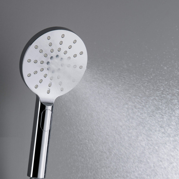 KIBI HS1001CH Circular 3 Settings ABS Handheld Shower Head