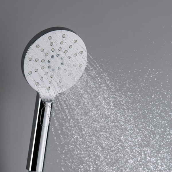 KIBI HS1001CH Circular 3 Settings ABS Handheld Shower Head