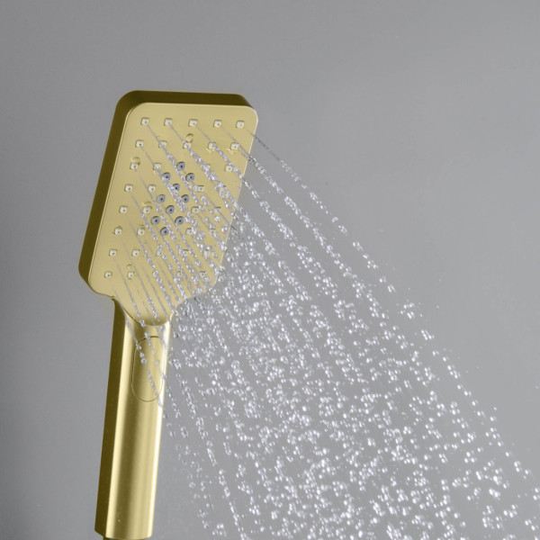 KIBI HS1002BG Cube 3 Settings ABS Handheld Shower Head