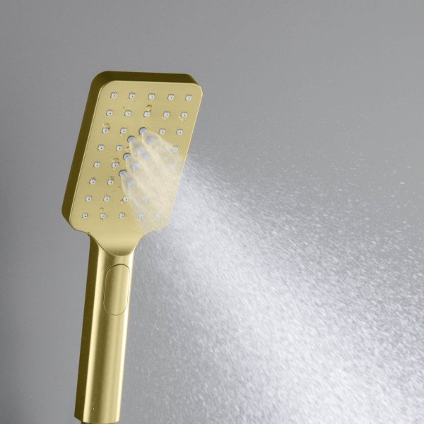 KIBI HS1002BG Cube 3 Settings ABS Handheld Shower Head