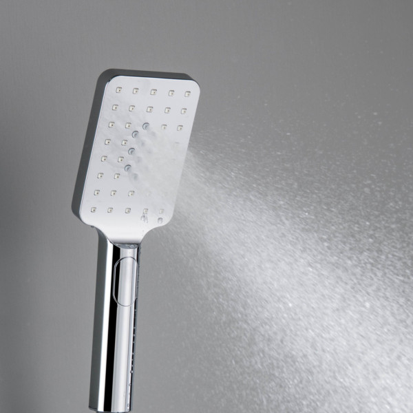 KIBI HS1002CH Cube 3 Settings ABS Handheld Shower Head