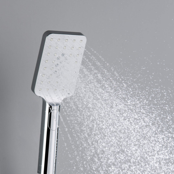 KIBI HS1002CH Cube 3 Settings ABS Handheld Shower Head