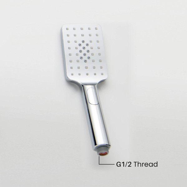 KIBI HS1002CH Cube 3 Settings ABS Handheld Shower Head