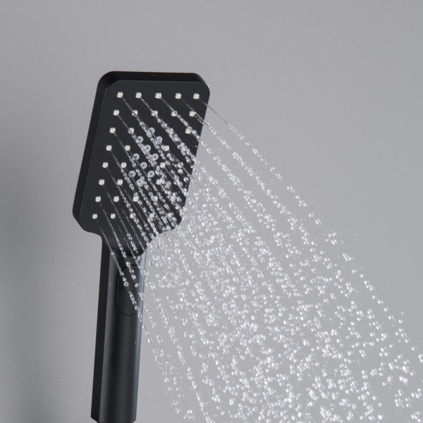 KIBI HS1002MB Cube 3 Settings ABS Handheld Shower Head