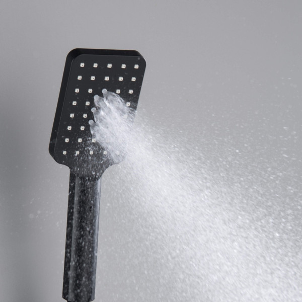 KIBI HS1002MB Cube 3 Settings ABS Handheld Shower Head
