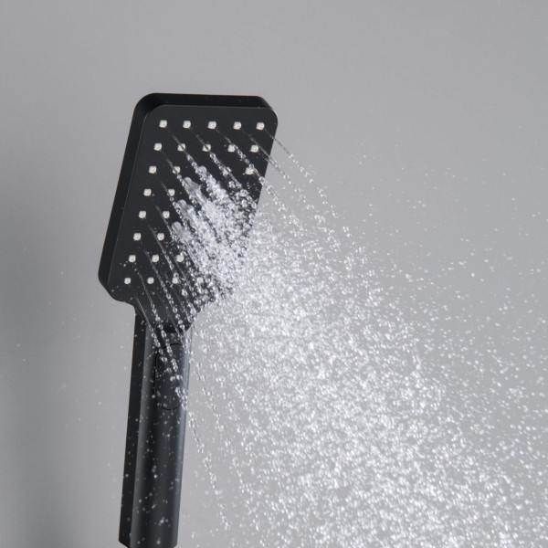 KIBI HS1002MB Cube 3 Settings ABS Handheld Shower Head