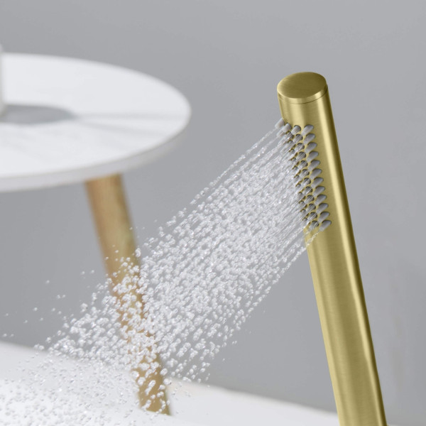 KIBI HS1003BG Circular Metal Handheld Shower Head