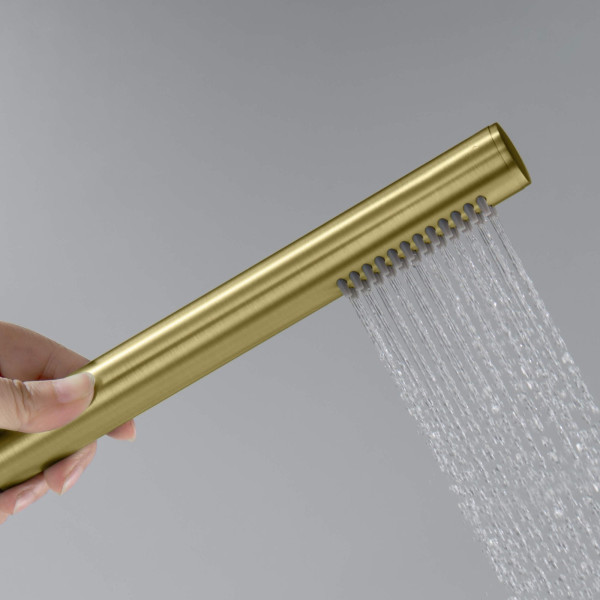 KIBI HS1003BG Circular Metal Handheld Shower Head