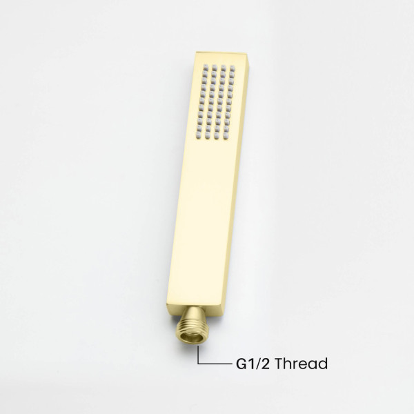 KIBI HS1004BG Cube Metal Handheld Shower Head