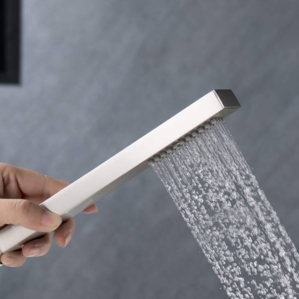 KIBI HS1004BN Cube Metal Handheld Shower Head