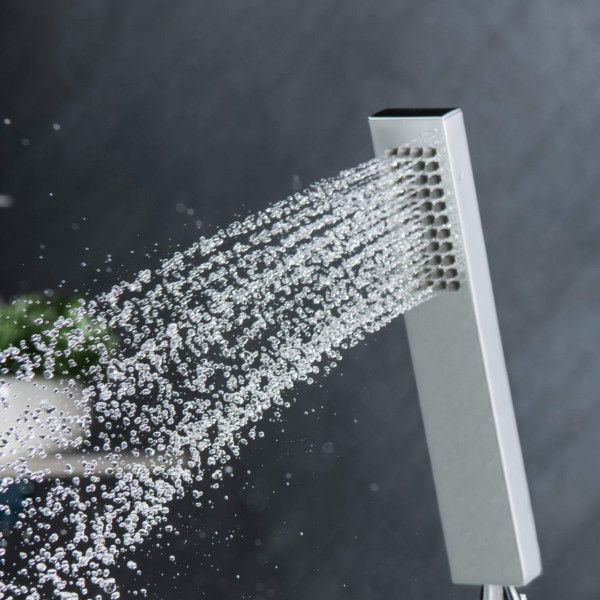 KIBI HS1004CH Cube Metal Handheld Shower Head