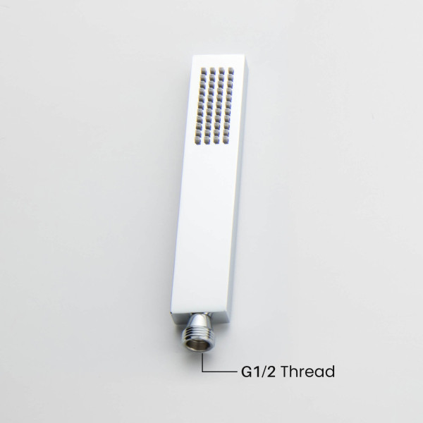 KIBI HS1004CH Cube Metal Handheld Shower Head