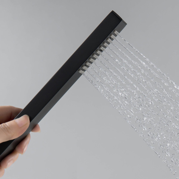 KIBI HS1004MB Cube Metal Handheld Shower Head