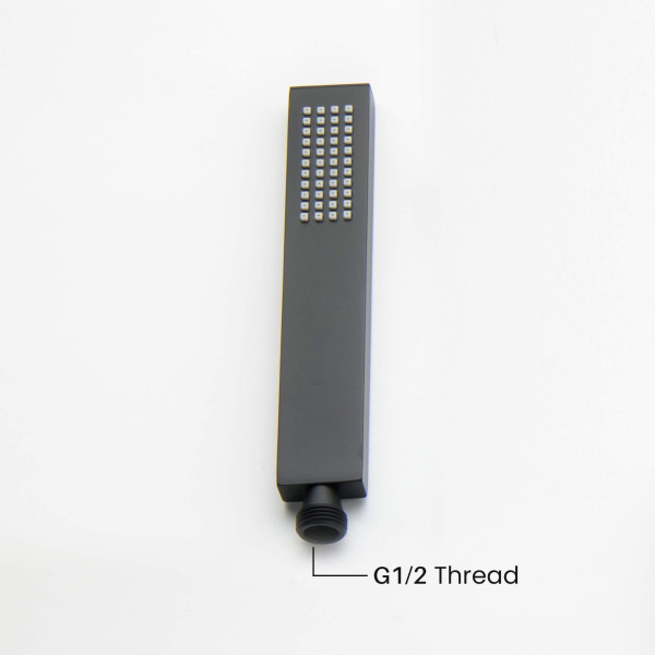 KIBI HS1004MB Cube Metal Handheld Shower Head