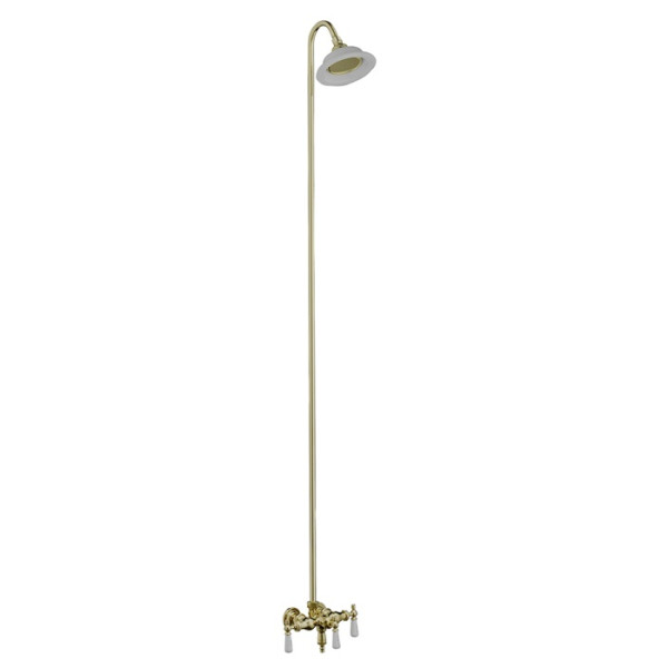 Barclay 4011-PL Tub Filler with Diverter and Shower Head for Acrylic Tubs