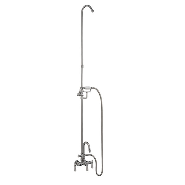 Barclay 4023-PL Gooseneck Converto Shower With Handheld Shower Riser