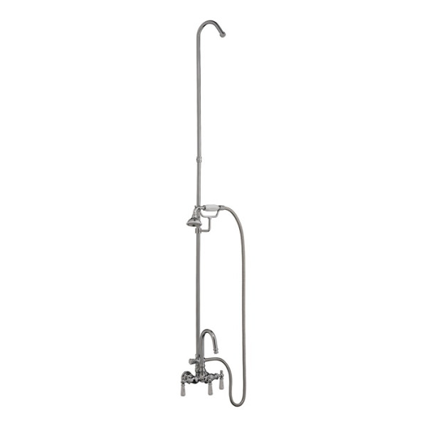 Barclay 4024-PL Tub Filler Converto Shower With Handheld Shower Riser