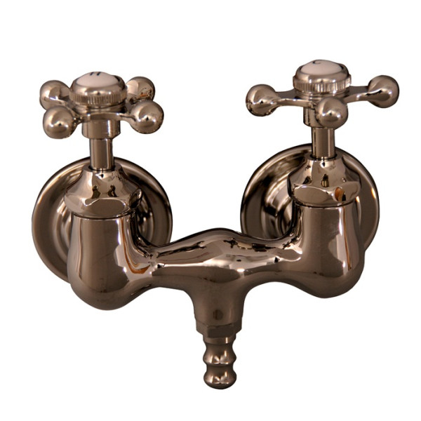 Barclay 4050-MC Tub Filler with Old Style Spigot and Metal Cross Handles
