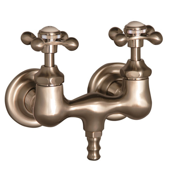 Barclay 4050-MC Tub Filler with Old Style Spigot and Metal Cross Handles