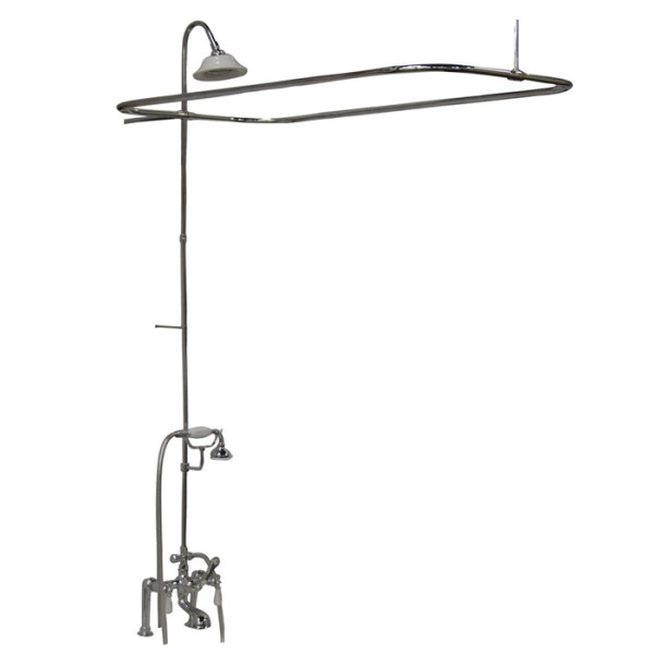 Barclay 4063-PL Cross Handles Elephant Spout Code Rectangular Shower Unit