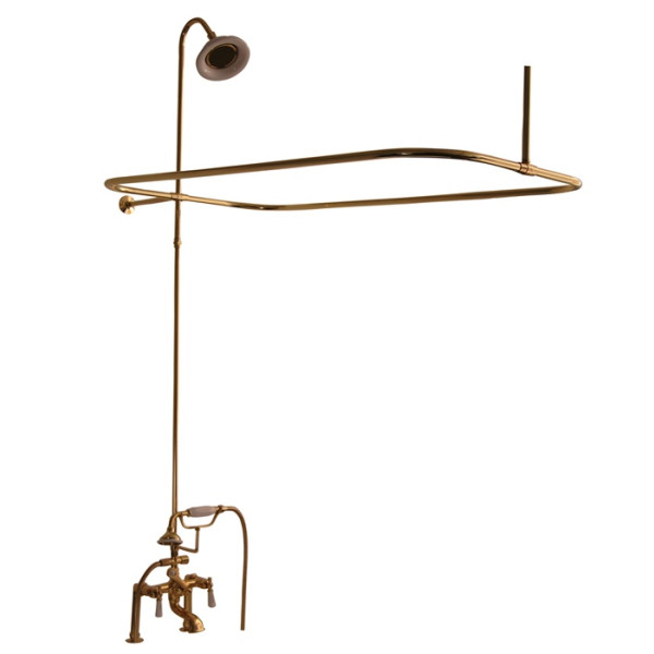 Barclay 4063-PL Cross Handles Elephant Spout Code Rectangular Shower Unit