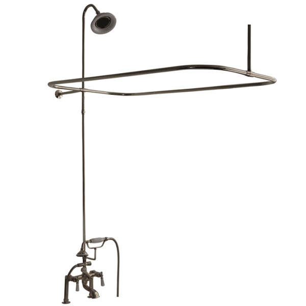 Barclay 4063-PL Cross Handles Elephant Spout Code Rectangular Shower Unit
