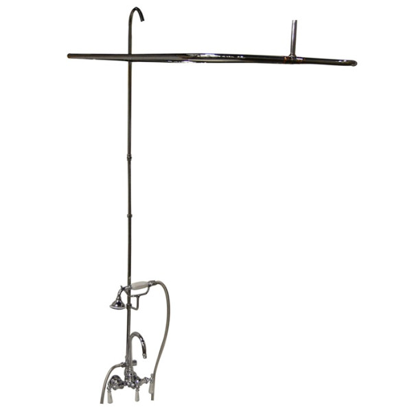 Barclay 4143-48 Code Rectangular Tub Filler Shower Unit With Handshower