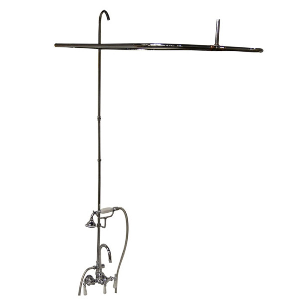 Barclay 4144-48 Code Rectangular Shower Unit w/ Handshower For Acrylic Tubs